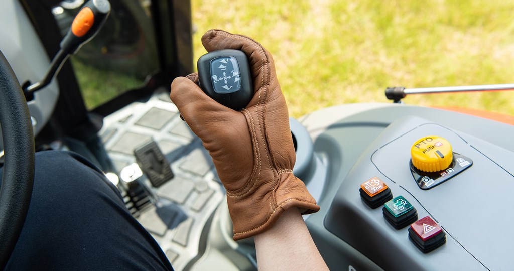 6. Joystick control for front-end loader