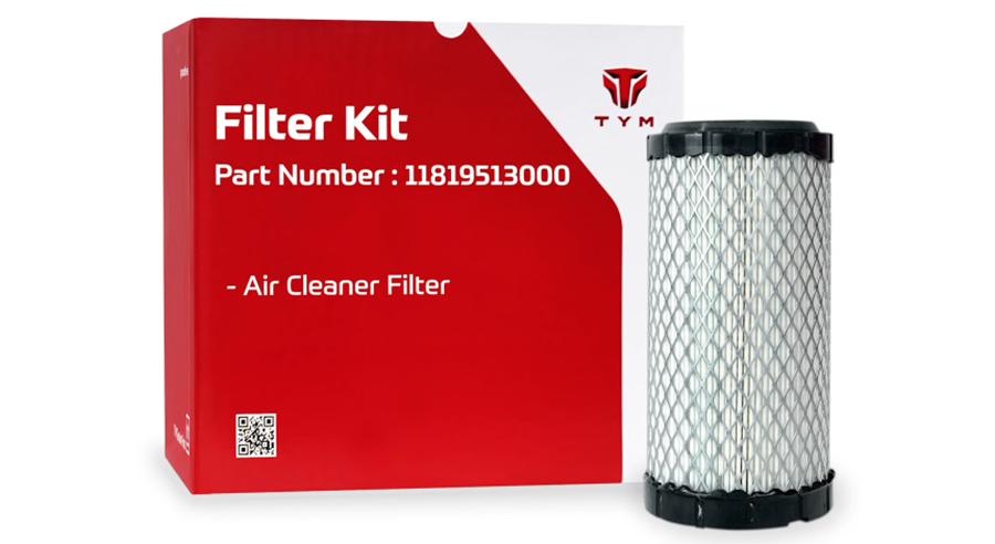 TYM tractor service - T25 air cleaner filter