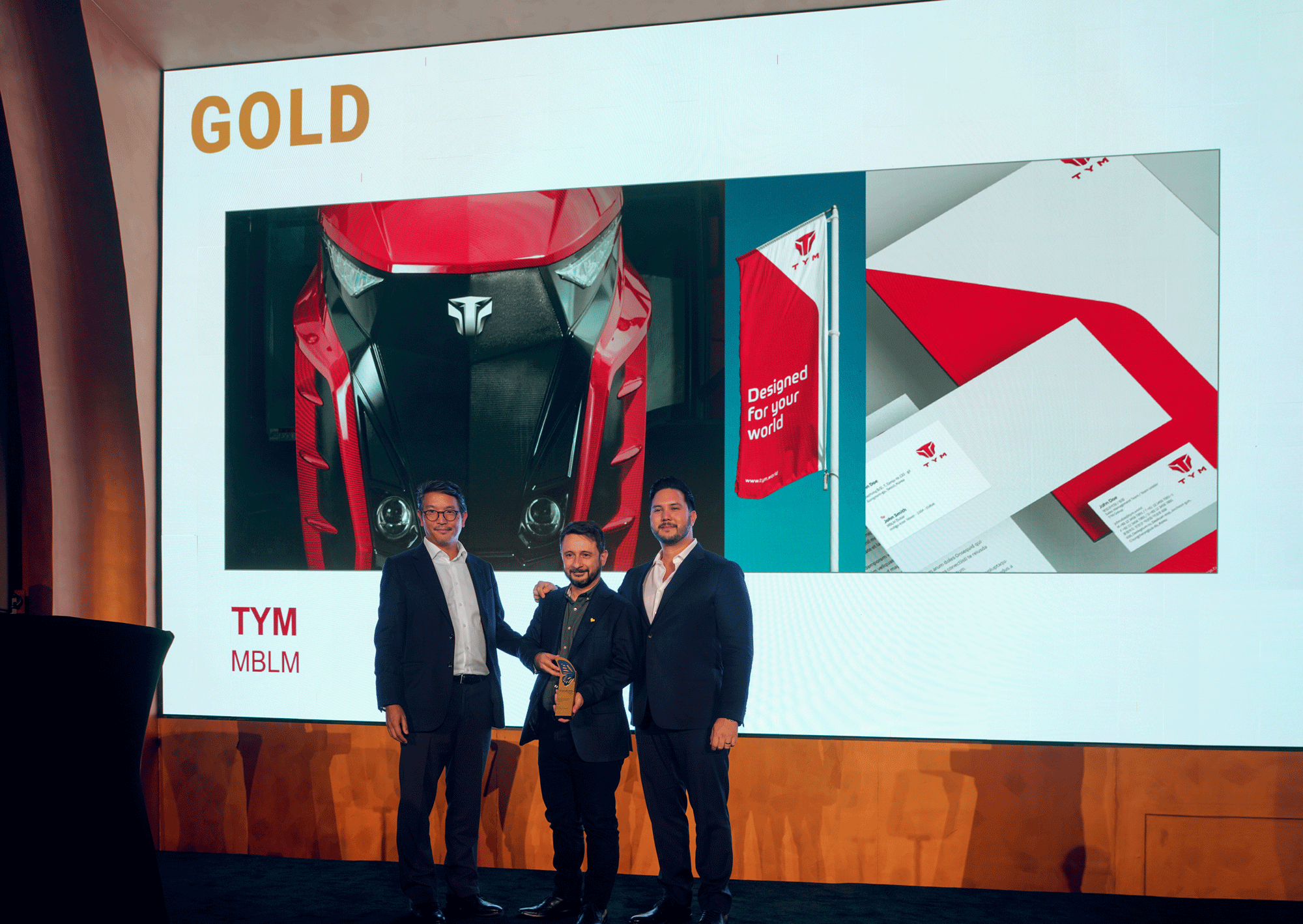 TYM recognized with 3 global brand awards